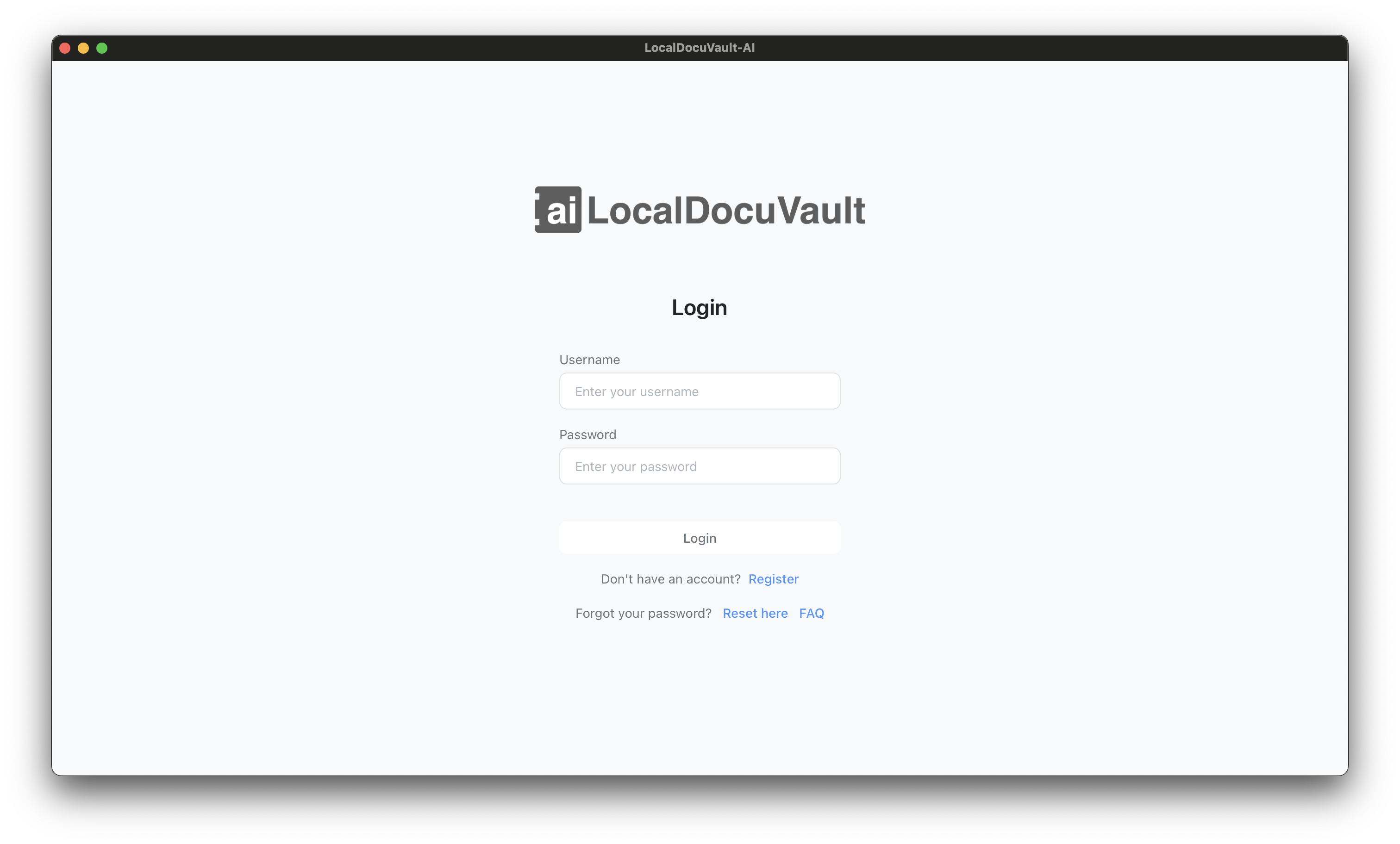 Screenshot Login