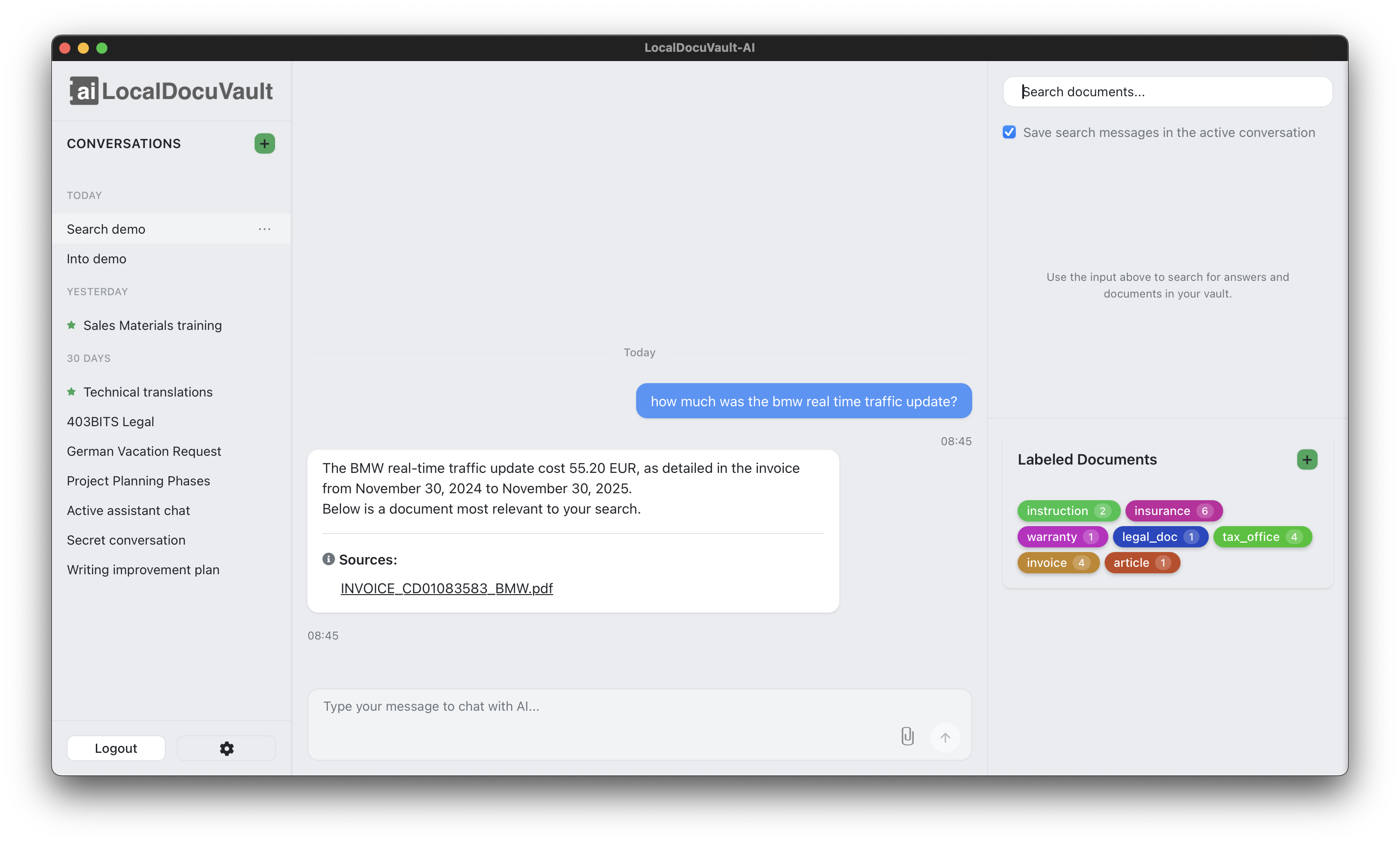 Screenshot AI Seacrh