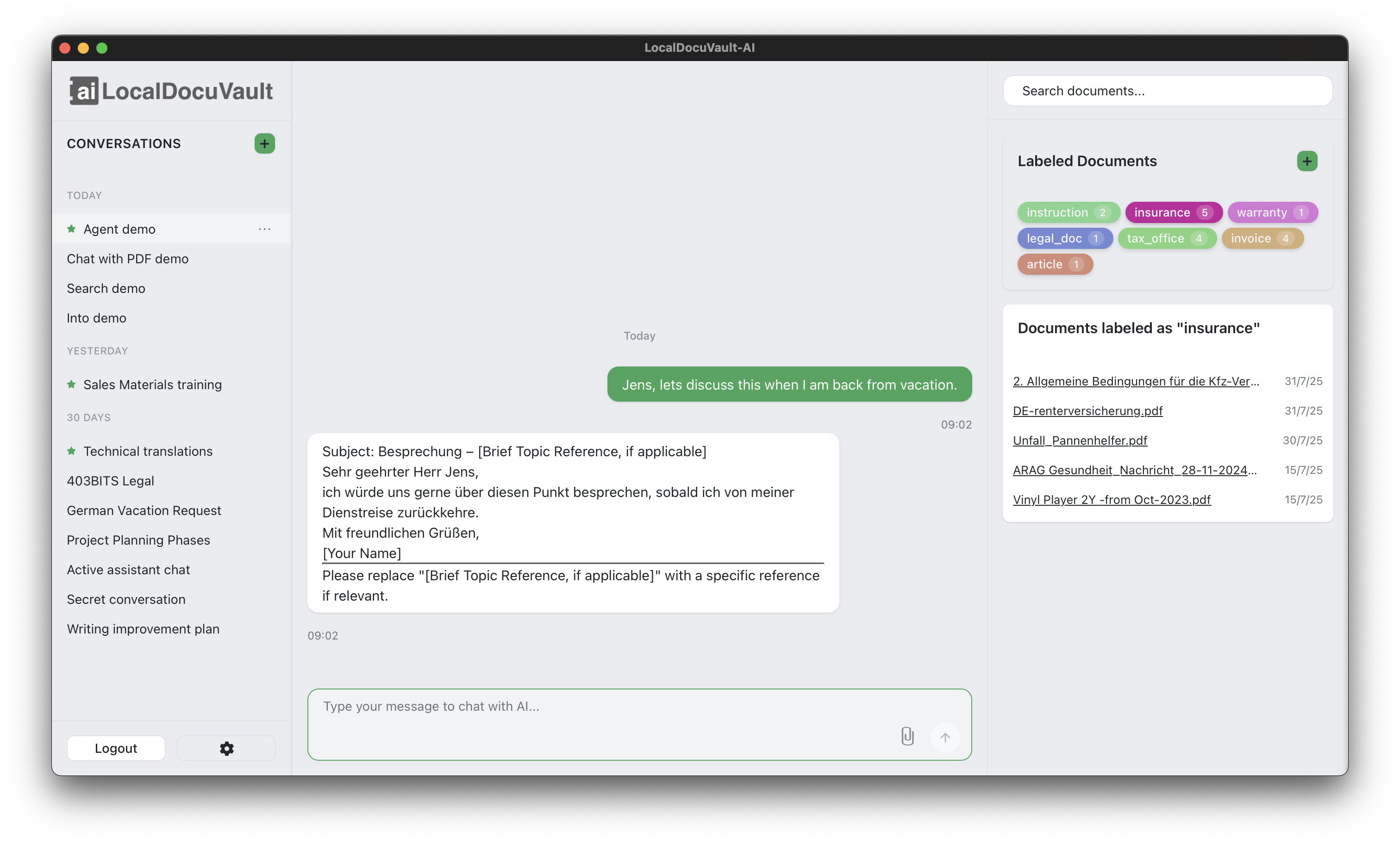 Screenshot AI Chat