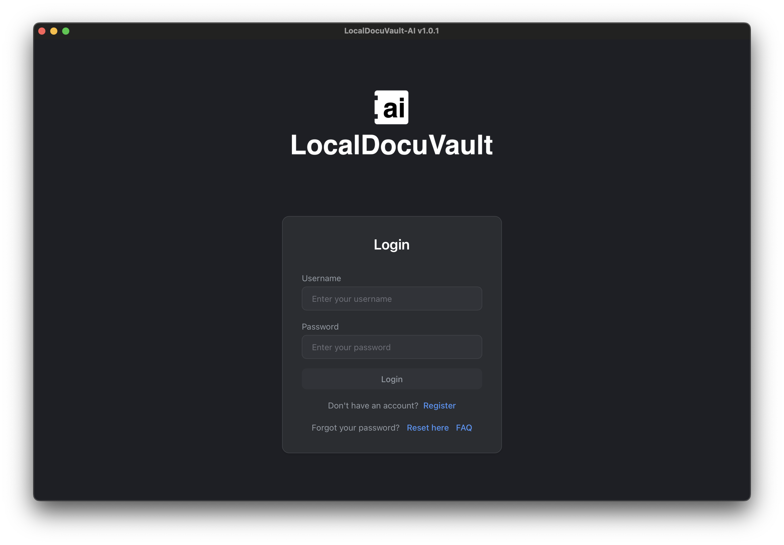 Screenshot Login